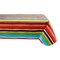 Contemporary Home Living Unbalanced Summer Stripes Rectangular Vinyl Tablecloth - 84" - Multi